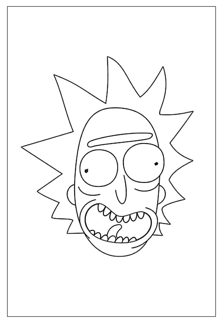 Desenhos de Rick e Morty para Colorir - Tudo Para Colorir