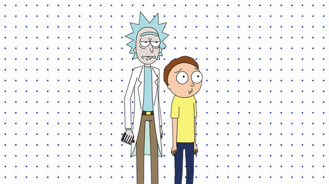 Desenhos de Rick e Morty para Colorir