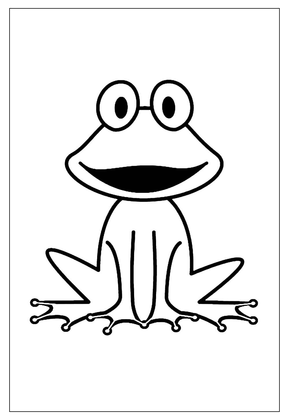 Desenhos de Sapo para Colorir e Imprimir - Tudo Para Colorir