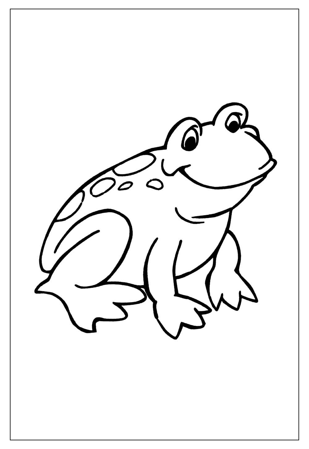 Desenhos de Sapo para Colorir e Imprimir - Tudo Para Colorir