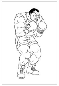 Desenhos De Street Fighter Para Colorir E Pintar