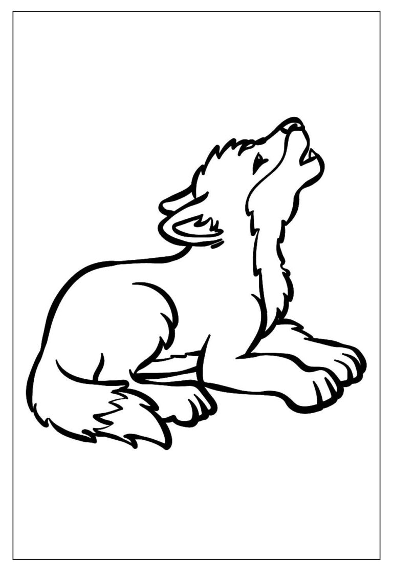 Desenhos de Lobo para Colorir e Imprimir - Tudo Para Colorir