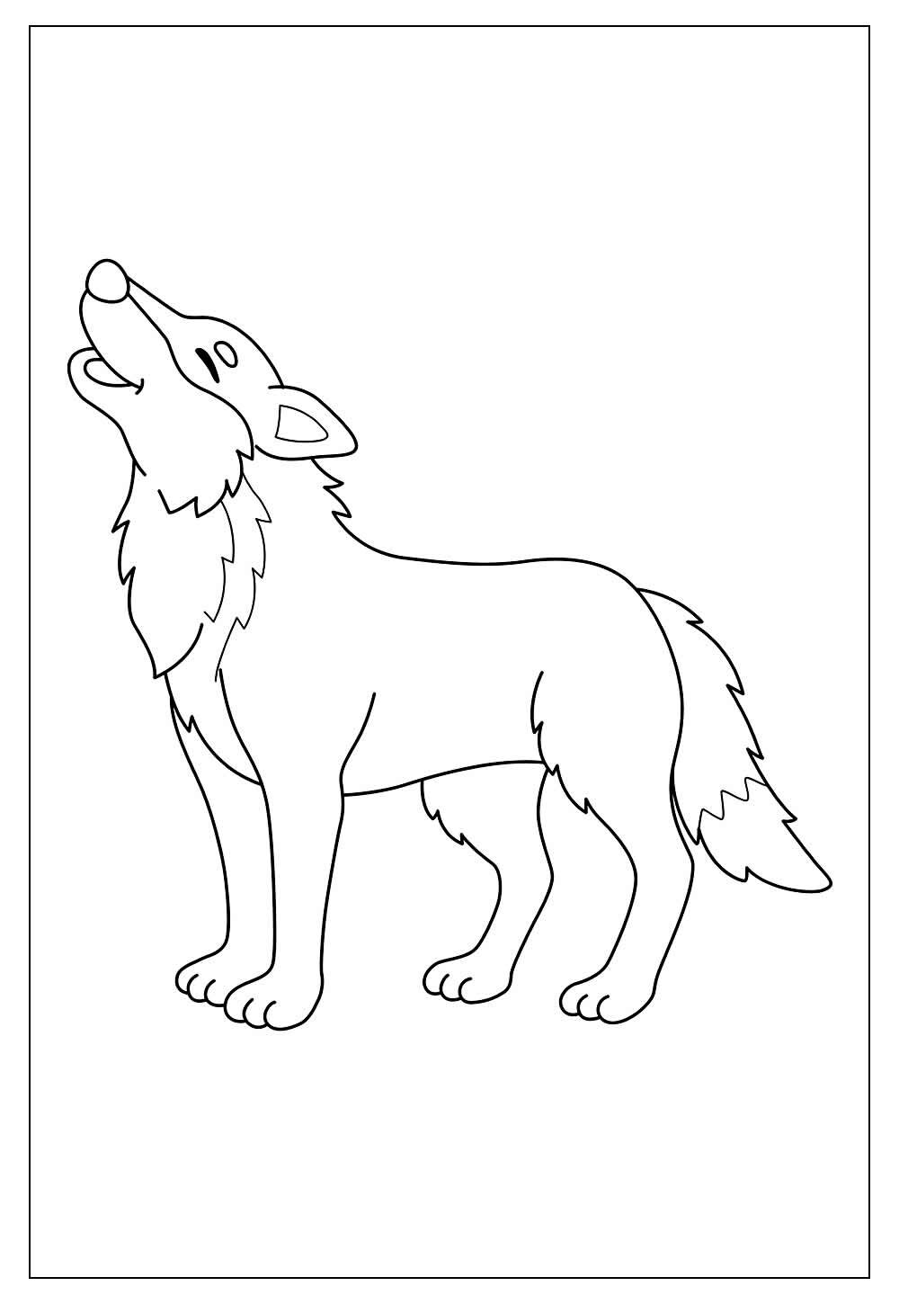 Desenho de Traje de lobo para Halloween para Colorir - Colorir.com