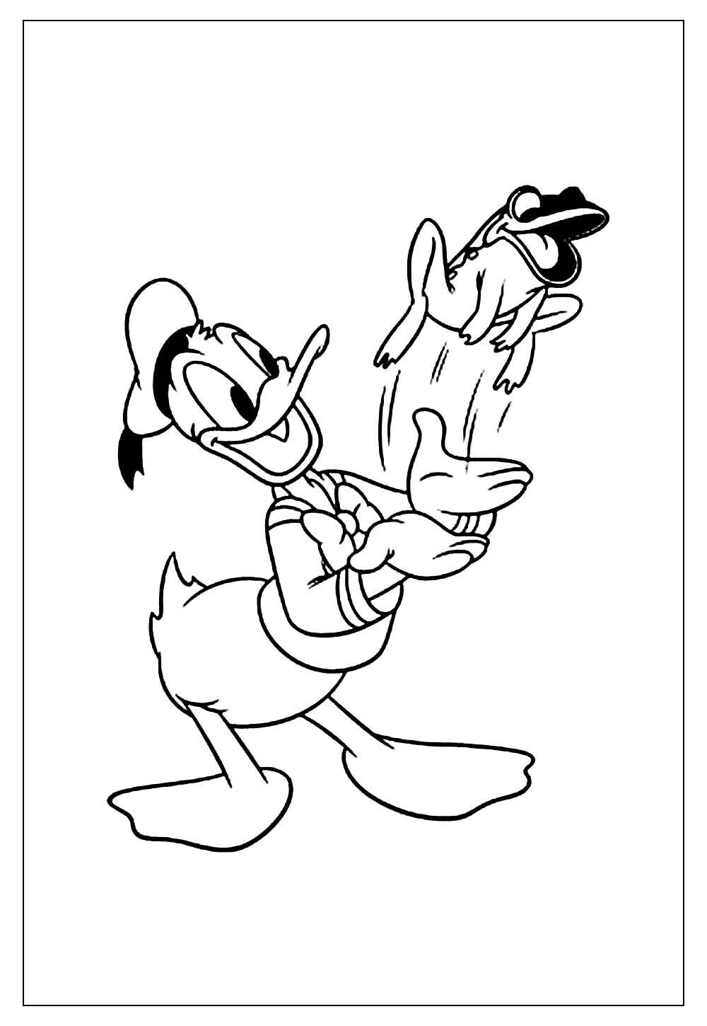 Desenho Pato Donald