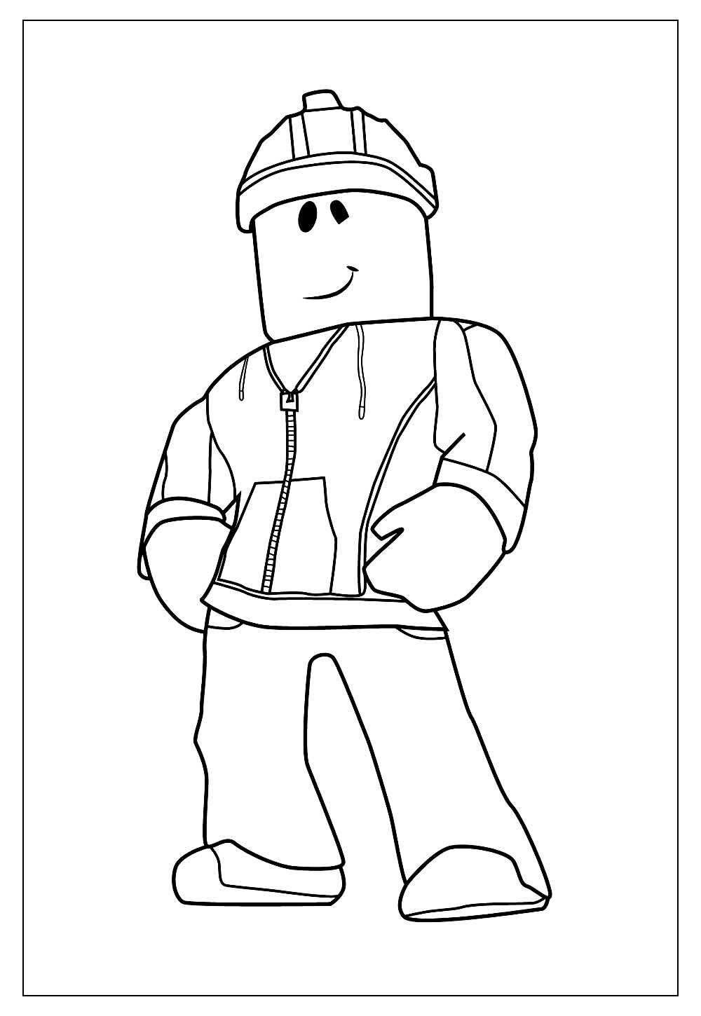 Desenhos de Roblox para Colorir e Imprimir - Tudo Para Colorir