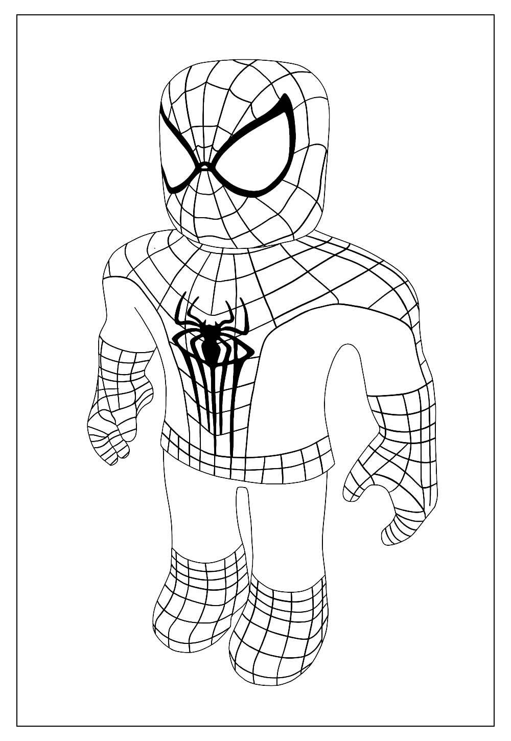 Desenho Homem-Aranha Roblox