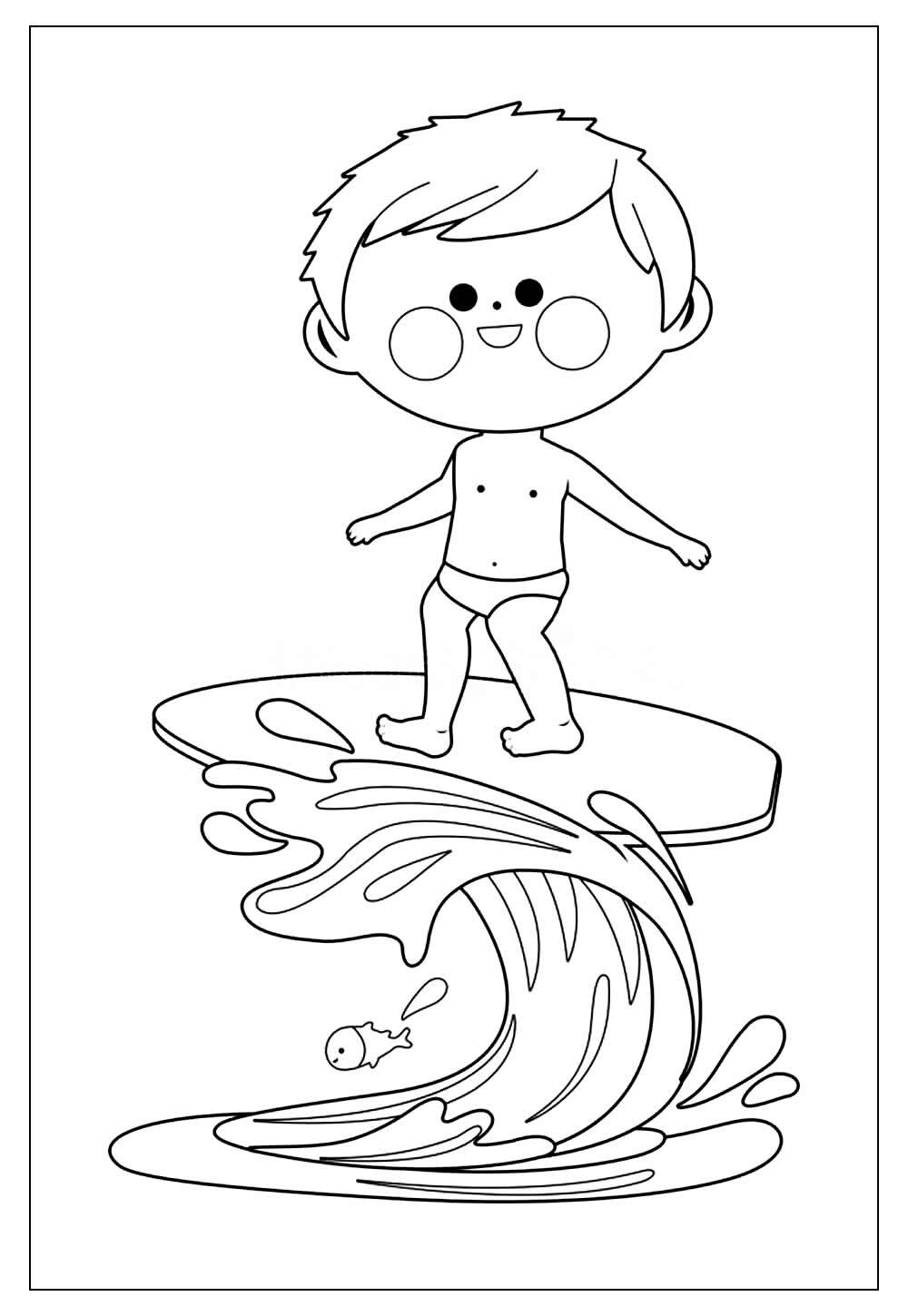 Desenhos De Surf Para Colorir E Imprimir Tudo Para Colorir 2005