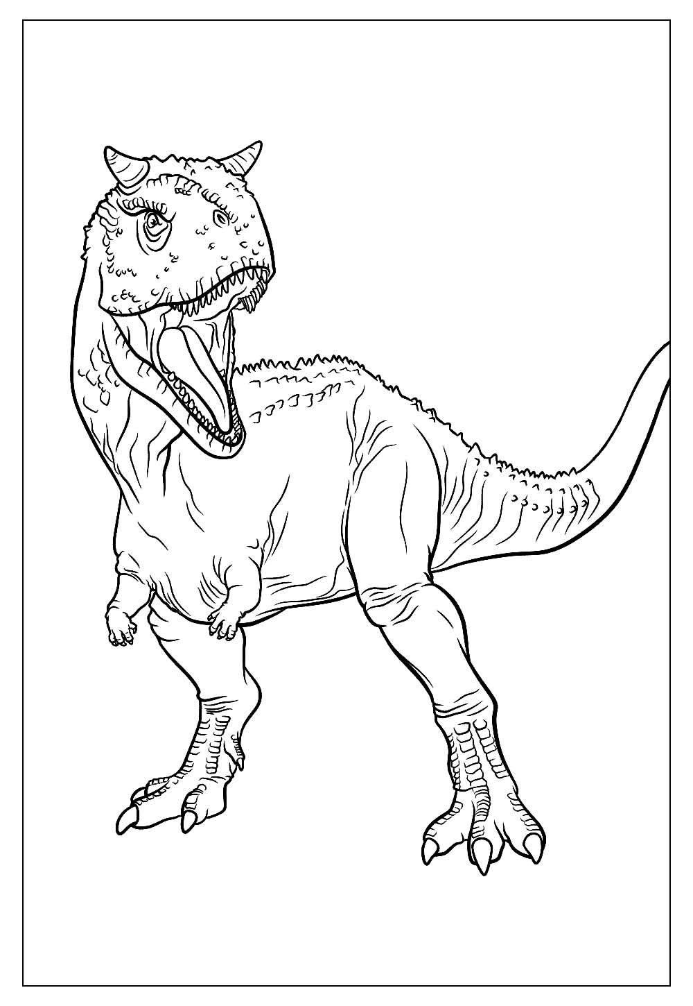 Desenhos para colorir de desenho do tiranossauro rex para colorir