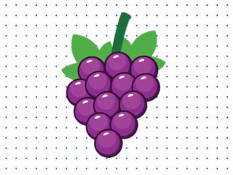 Desenhos de Uva para Colorir