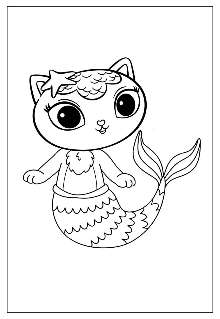 Desenhos da Casa Mágica da Gabby para Imprimir - Tudo Para Colorir