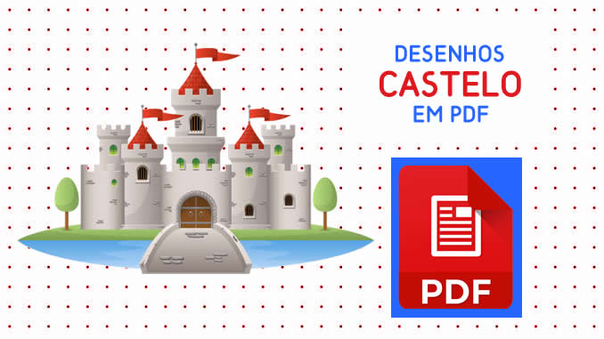 Desenhos de Castelos para Colorir em PDF