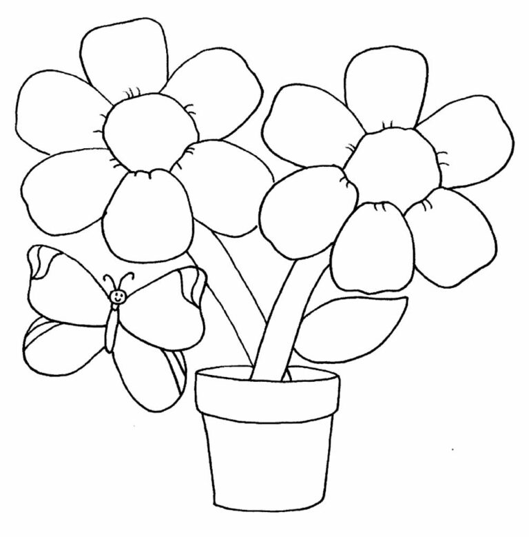 Desenhos De Flores Para Colorir E Imprimir Tudo Para Colorir