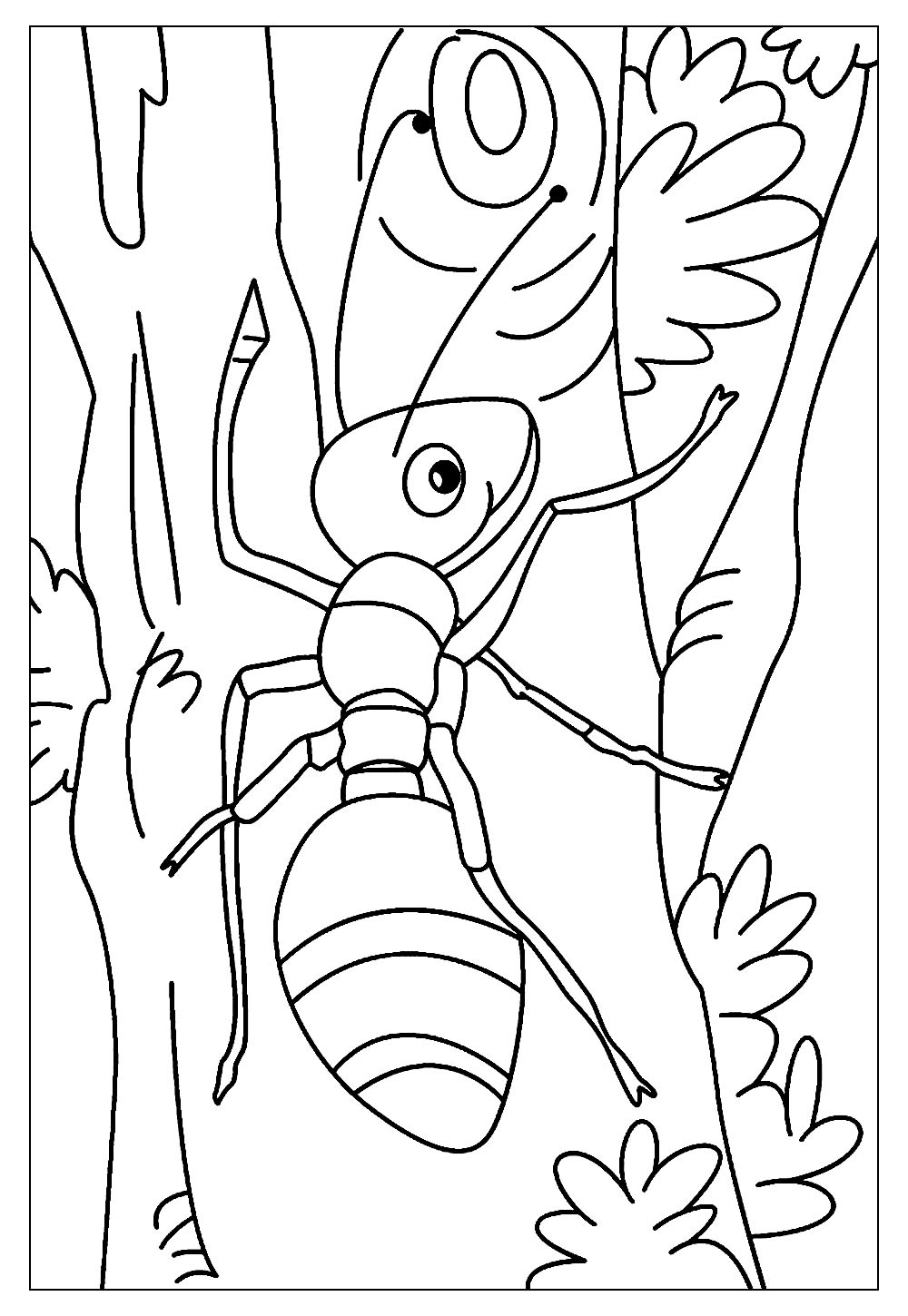 Desenhos de Formiga para Colorir e Pintar - Tudo Para Colorir