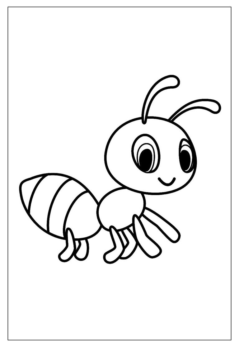 Desenhos de Formiga para Colorir e Pintar - Tudo Para Colorir