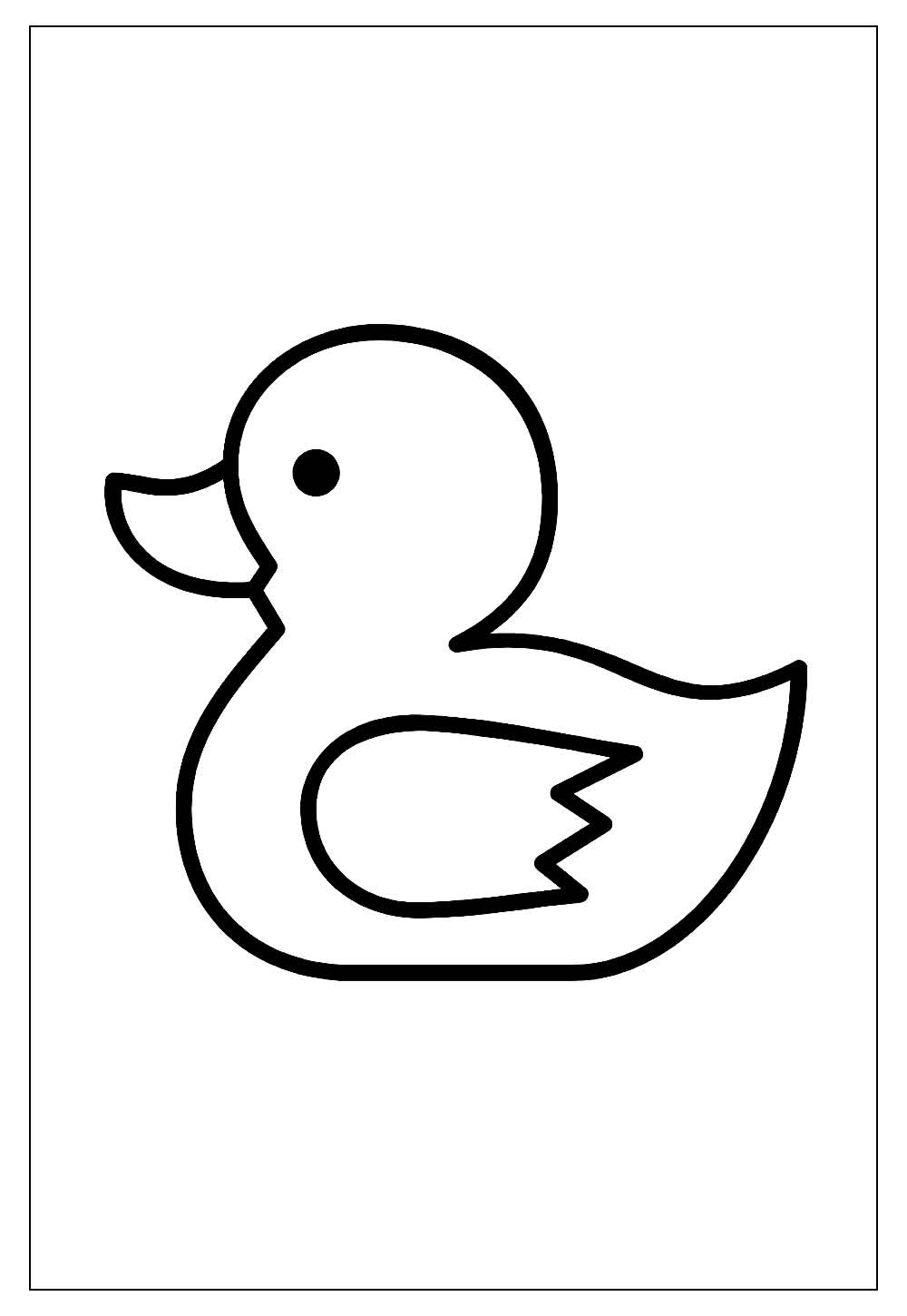 Desenhos de Pato para Colorir e Pintar - Tudo Para Colorir