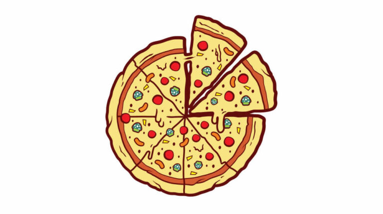 Desenhos de Pizza para Colorir e Pintar - Tudo Para Colorir