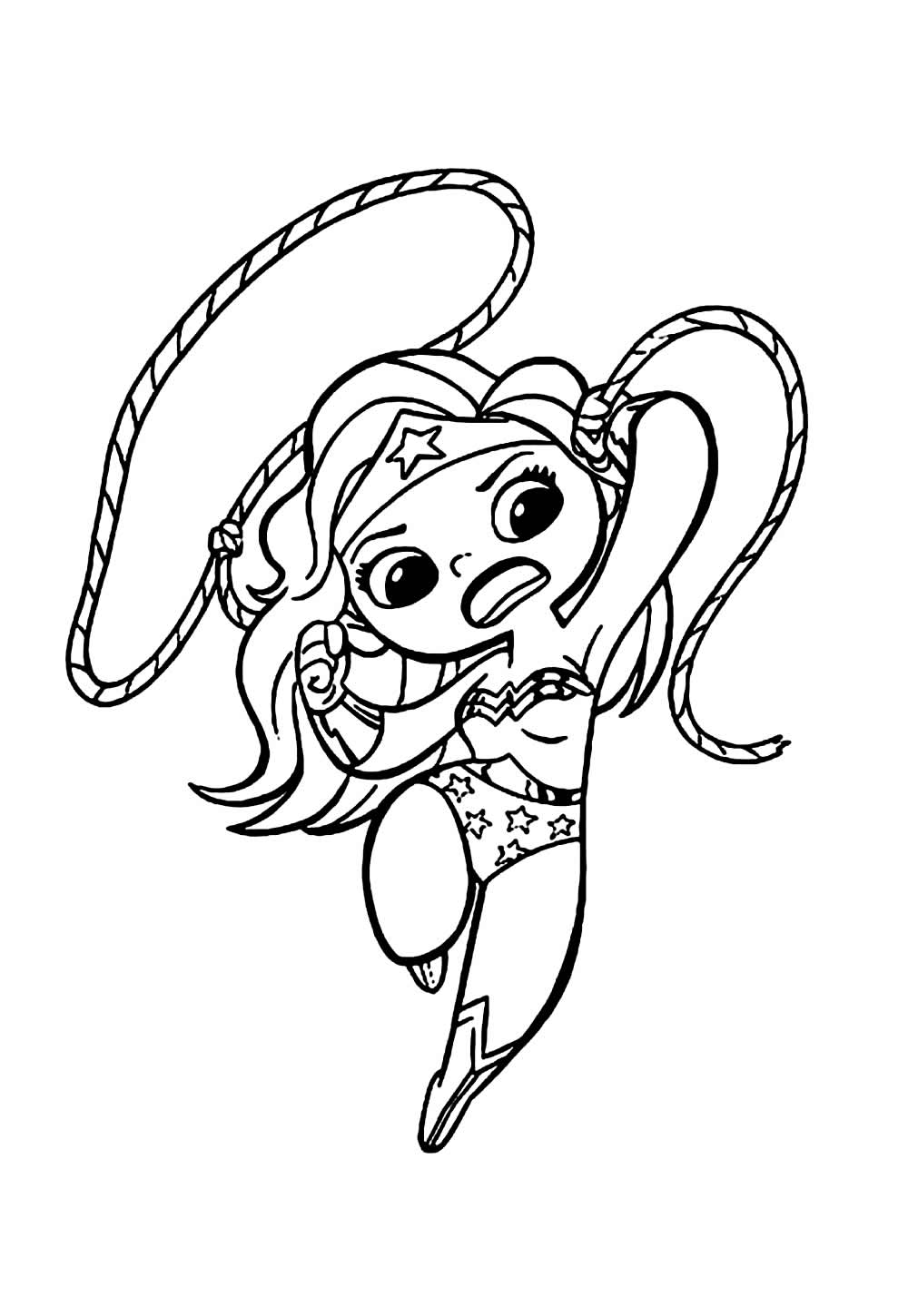 Desenho Mulher-Maravilha