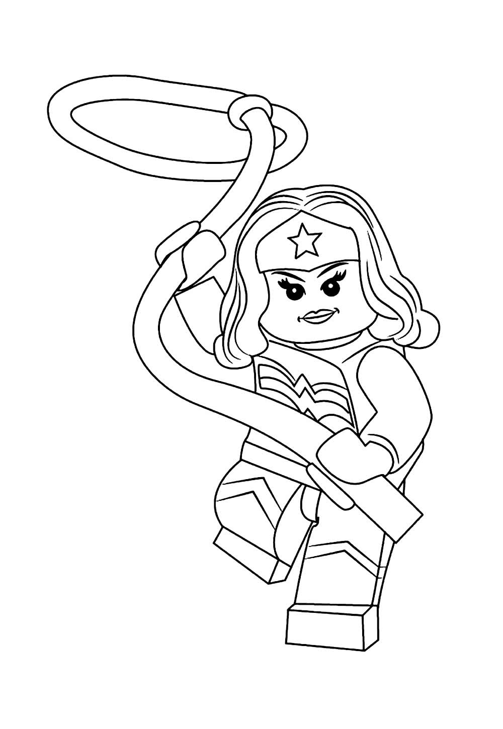 Desenho Mulher-Maravilha
