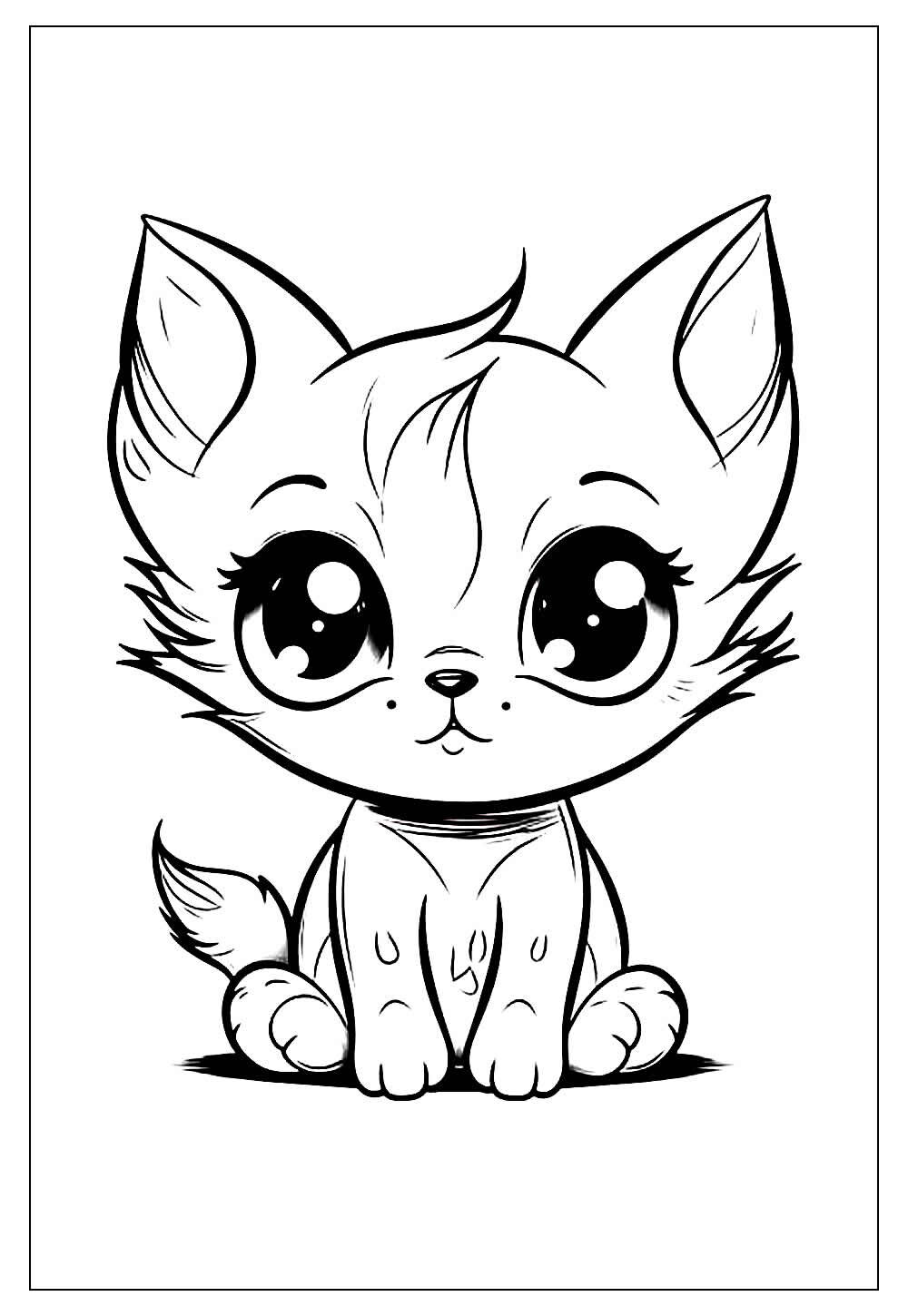 kawaii para colorir - Desenhos para colorir e imprimir