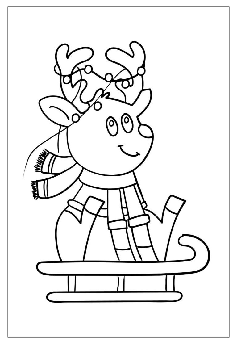 Desenhos de Natal para Pintar e Colorir - Tudo Para Colorir