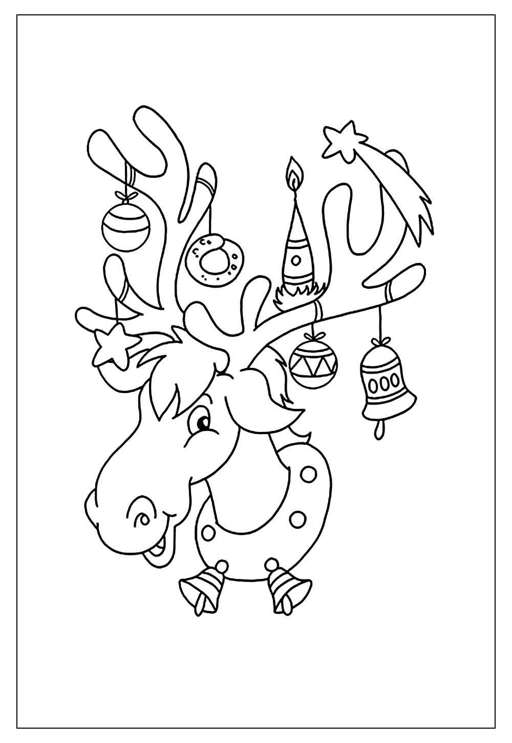 Desenhos de Natal para Pintar e Colorir - Tudo Para Colorir