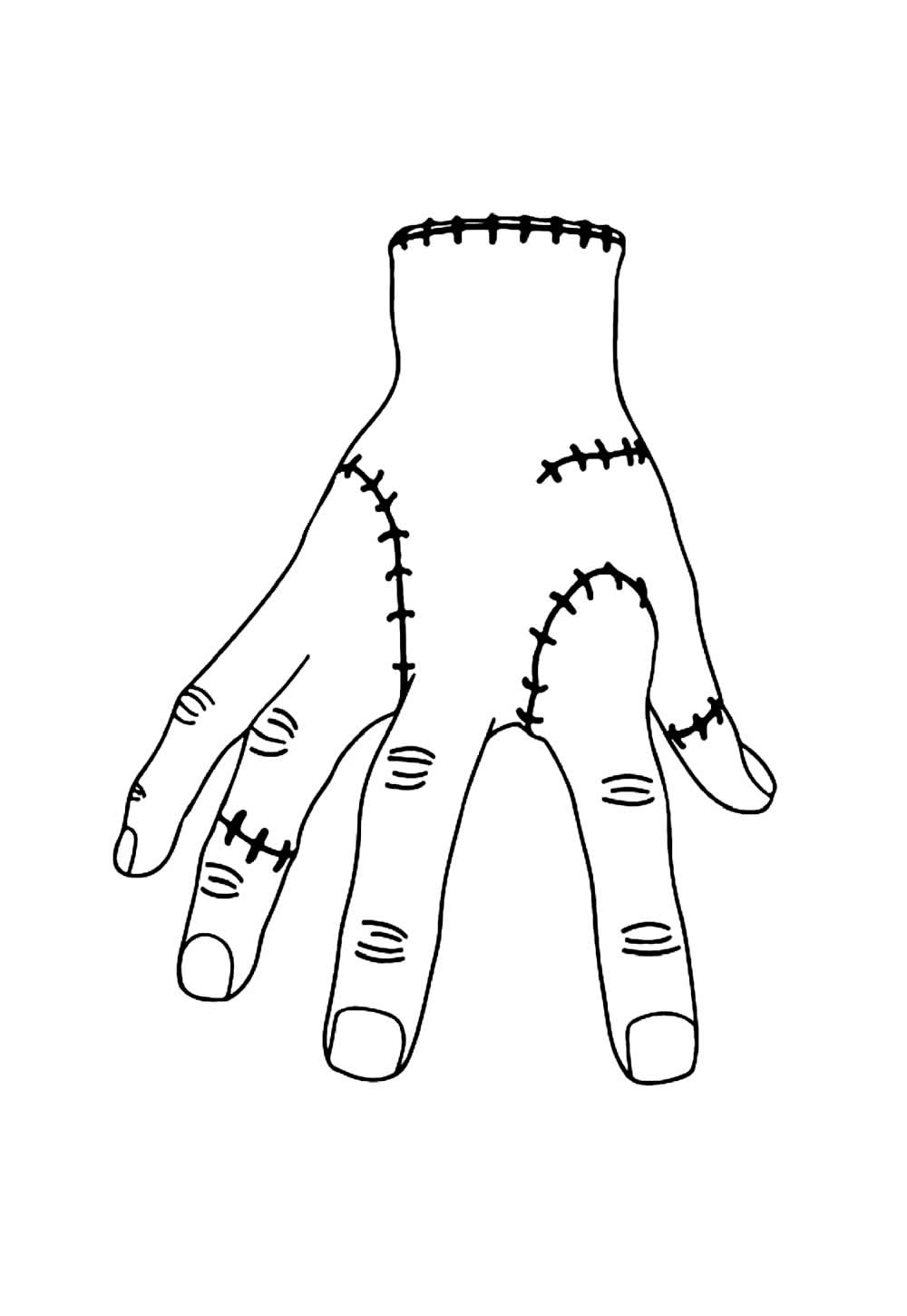 Desenho de Família Adams