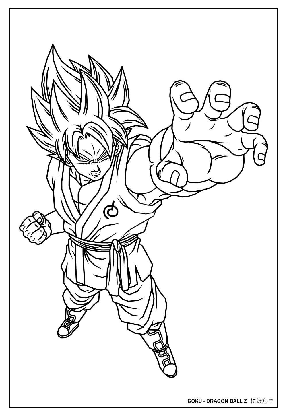 Desenho de Anime - Goku