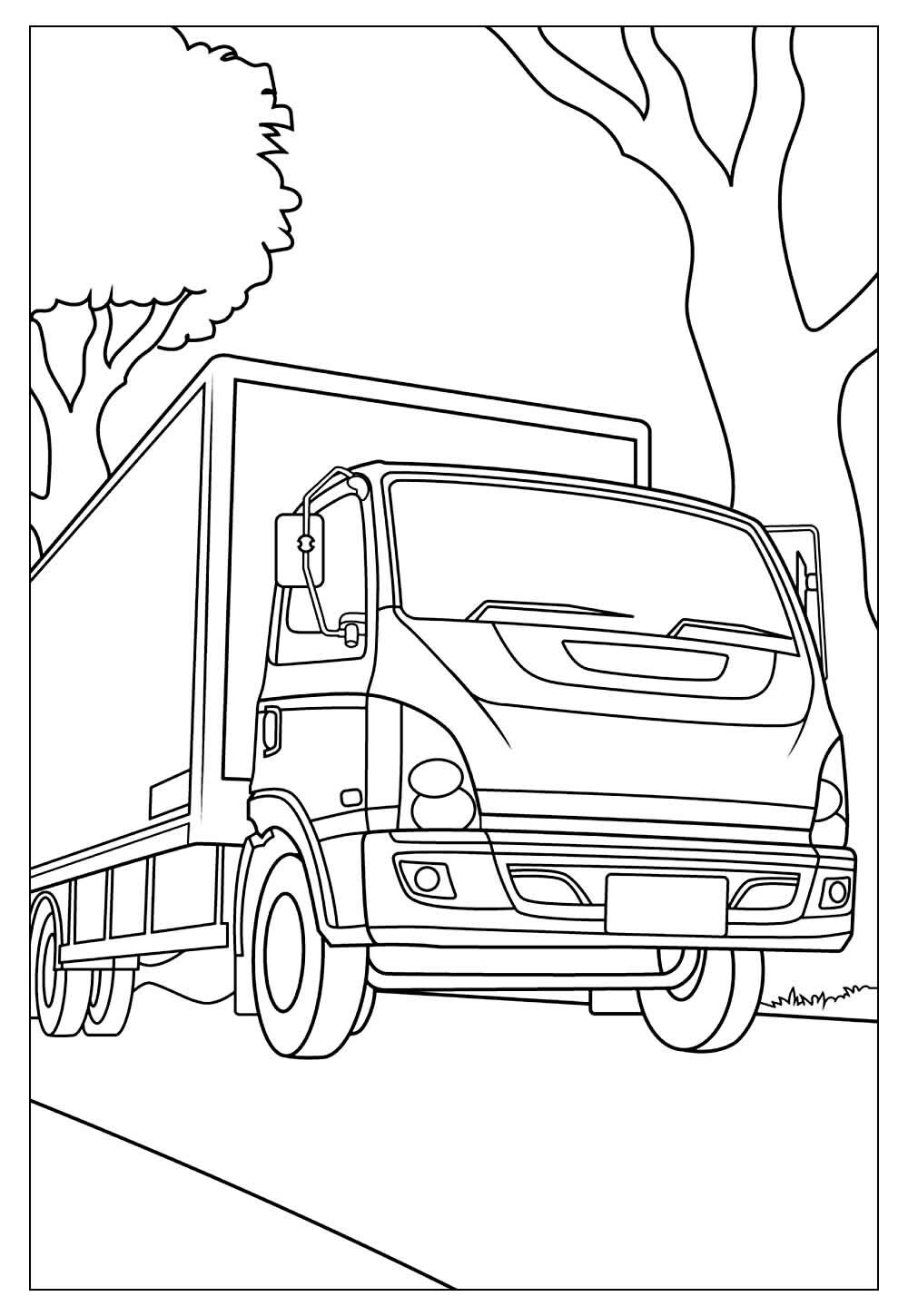 Desenhos de Caminhão para colorir - Tudodesenhos
