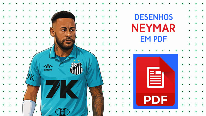 Desenhos de Neymar em PDF