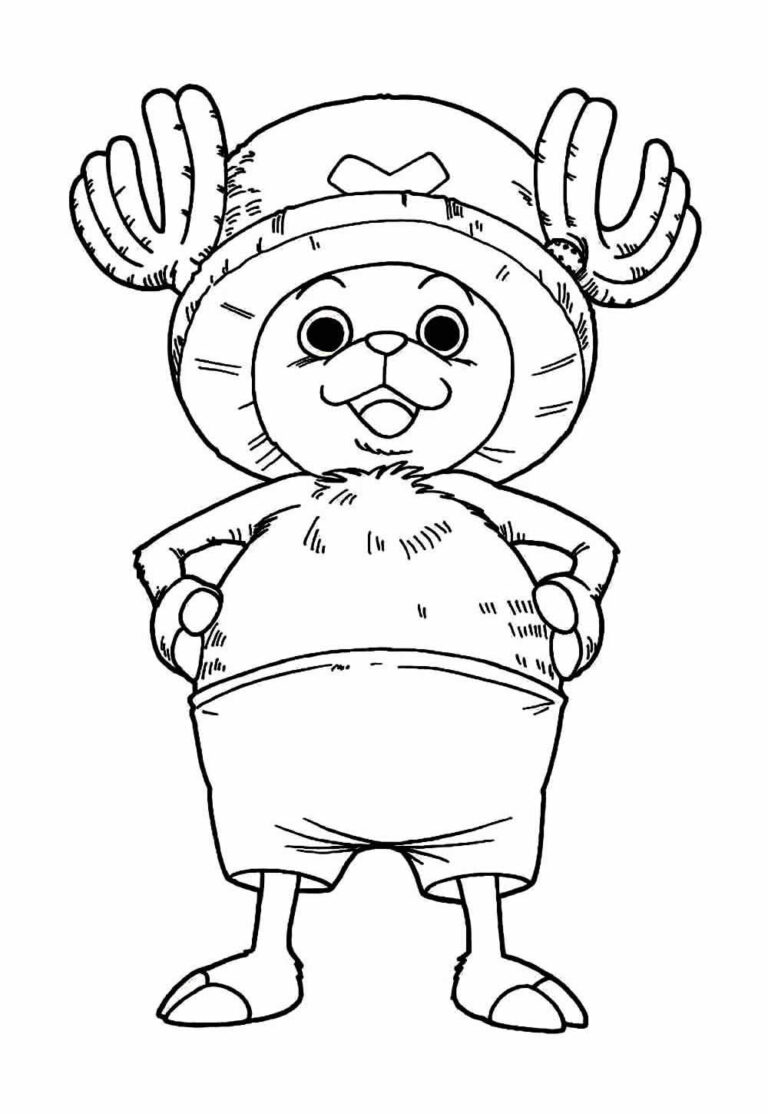 Desenhos do One Piece para Colorir e Pintar - Tudo Para Colorir