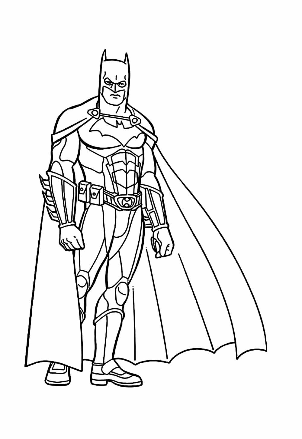 Desenho do Batman para colorir