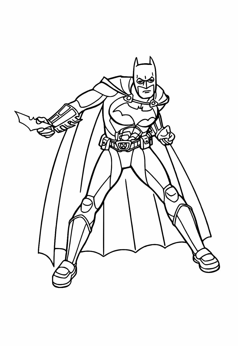 Desenho do Batman para imprimir