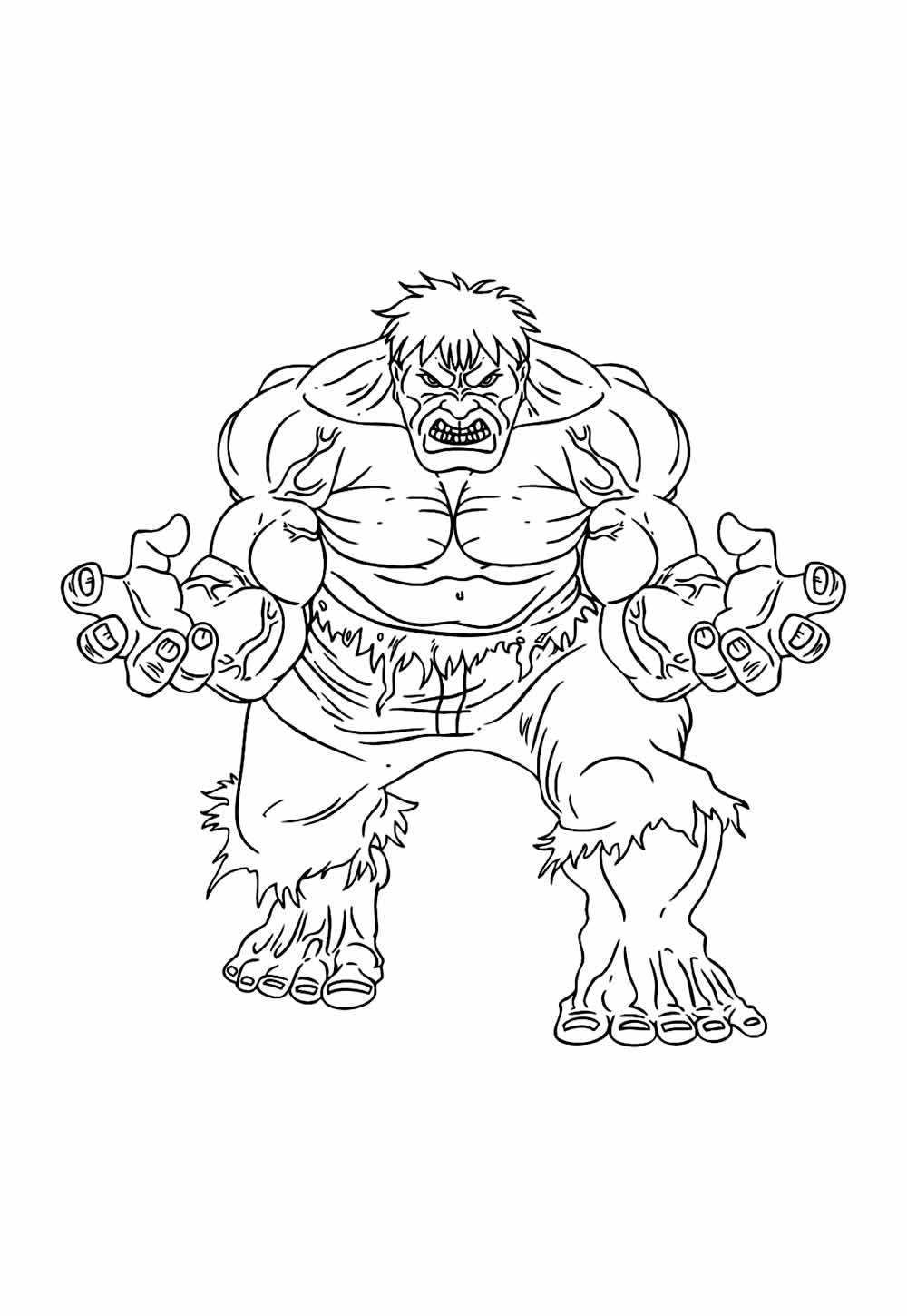 Desenho do Hulk