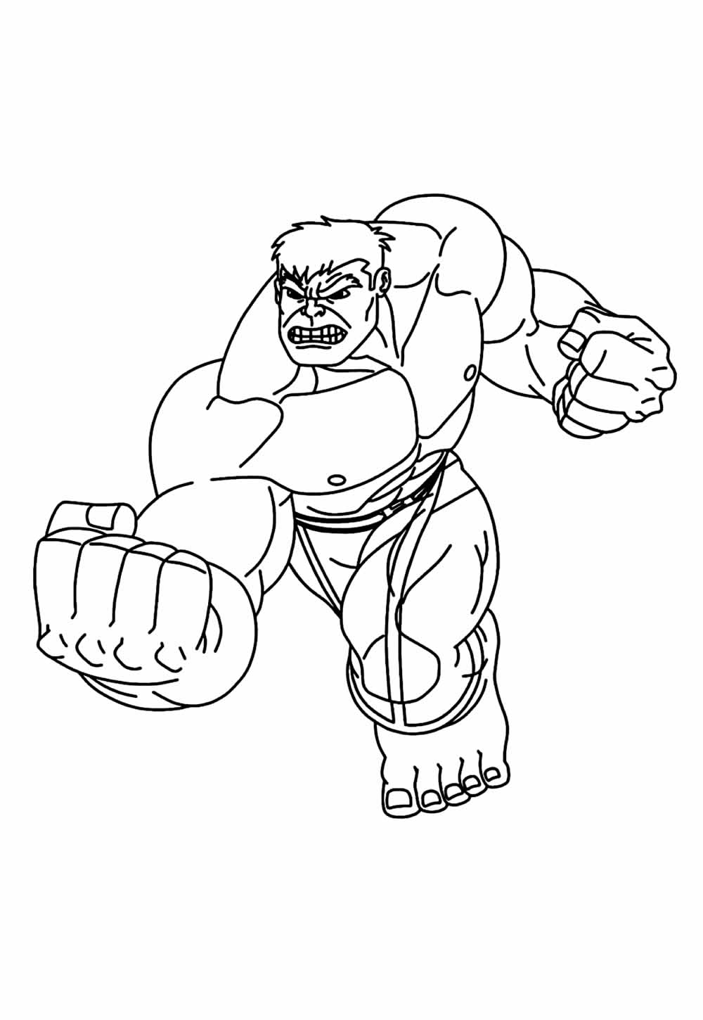 Desenho do Hulk