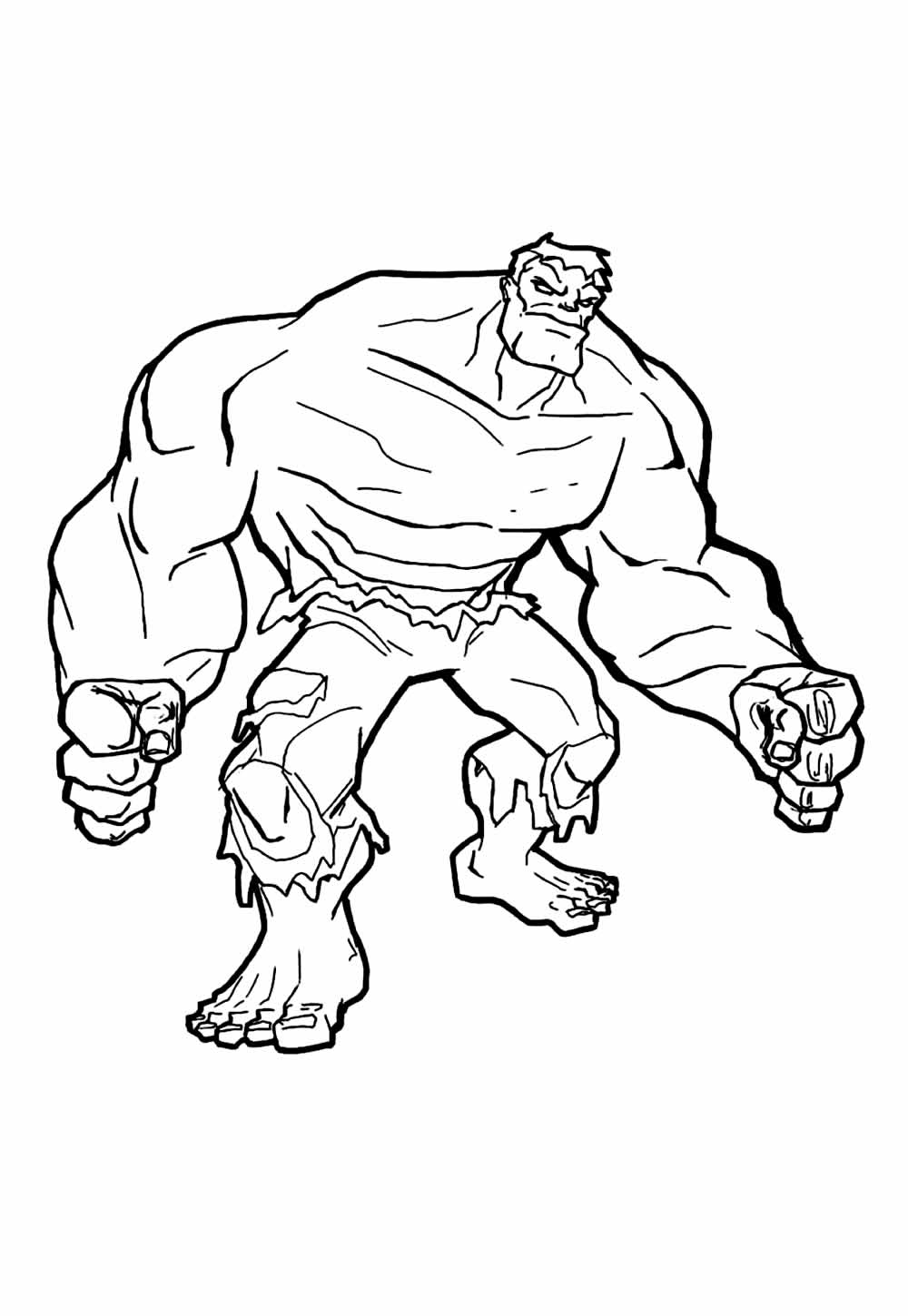 Desenho Hulk