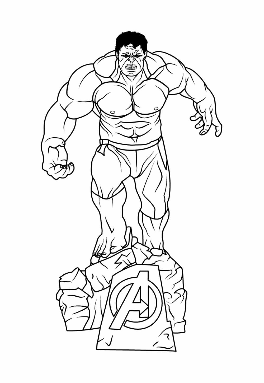 Desenho do Hulk