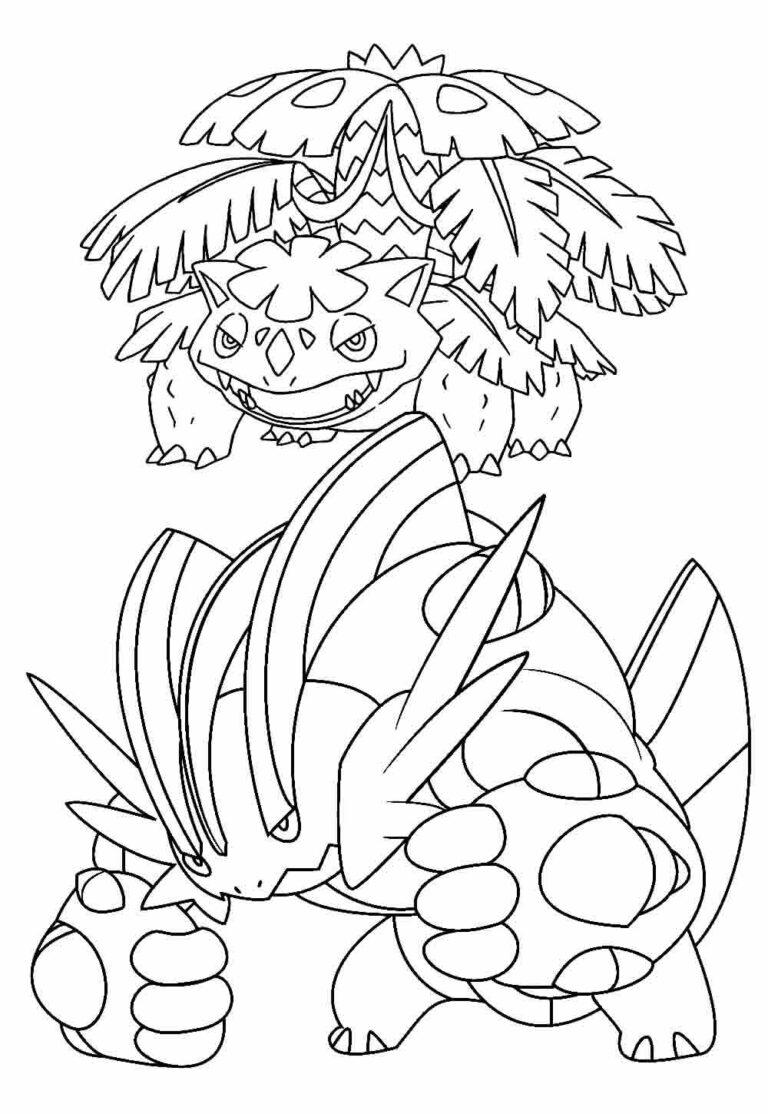 Desenhos de Pokémon para Colorir e Imprimir