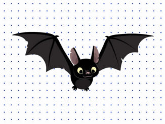 Desenhos de Morcego para colorir