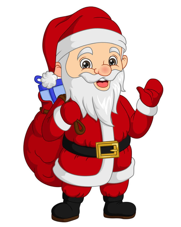 Desenhos do Papai Noel para Colorir e Pintar - Tudo Para Colorir