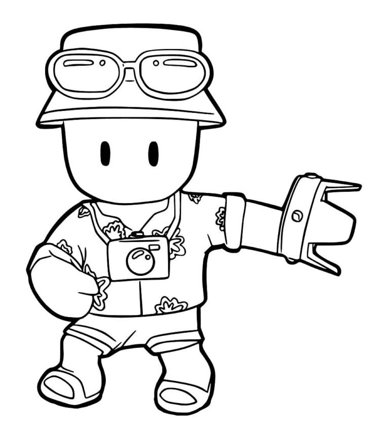 Desenhos de Stumble Guys para Colorir e Pintar - Tudo Para Colorir