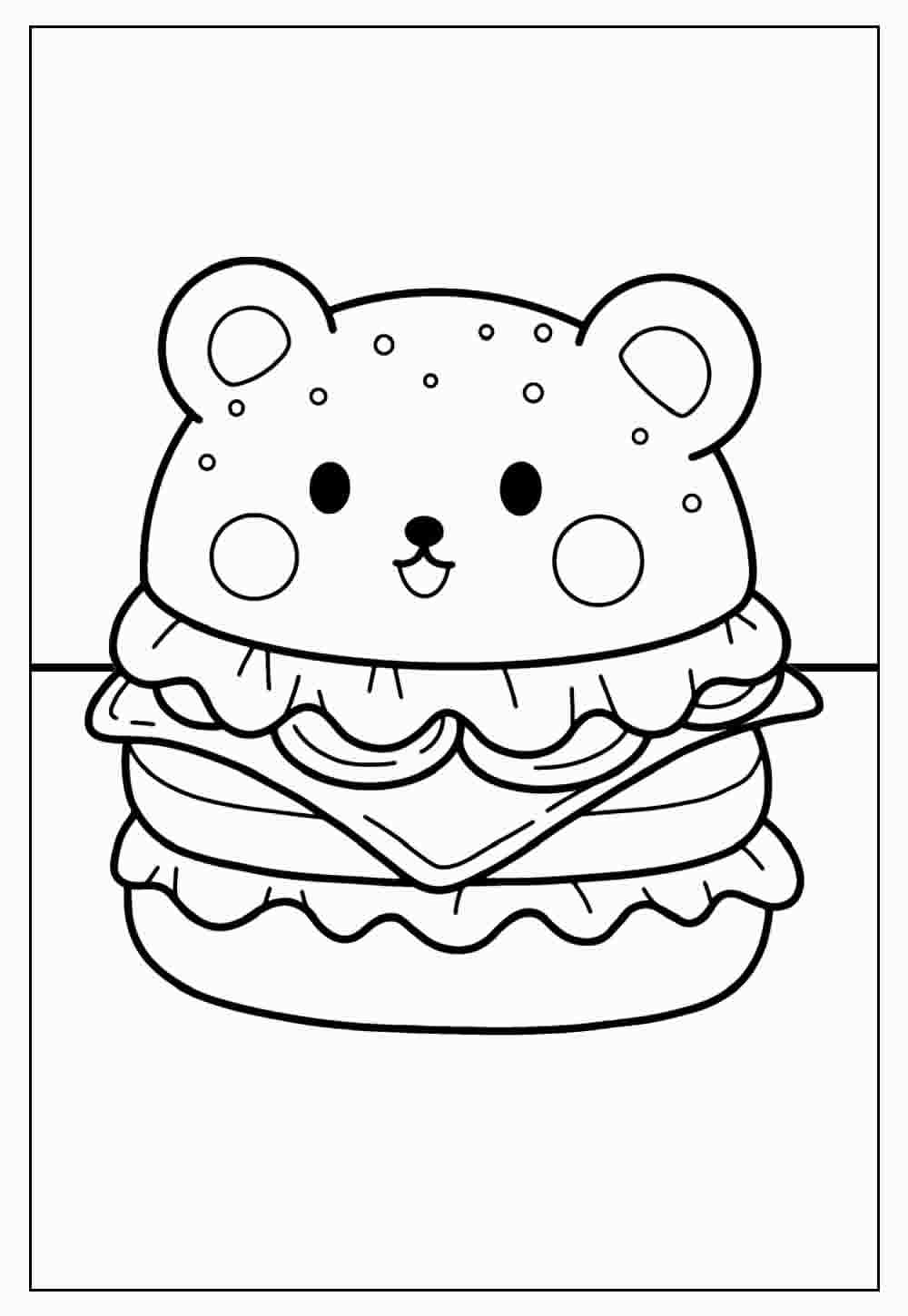 Desenho de Hambúrguer