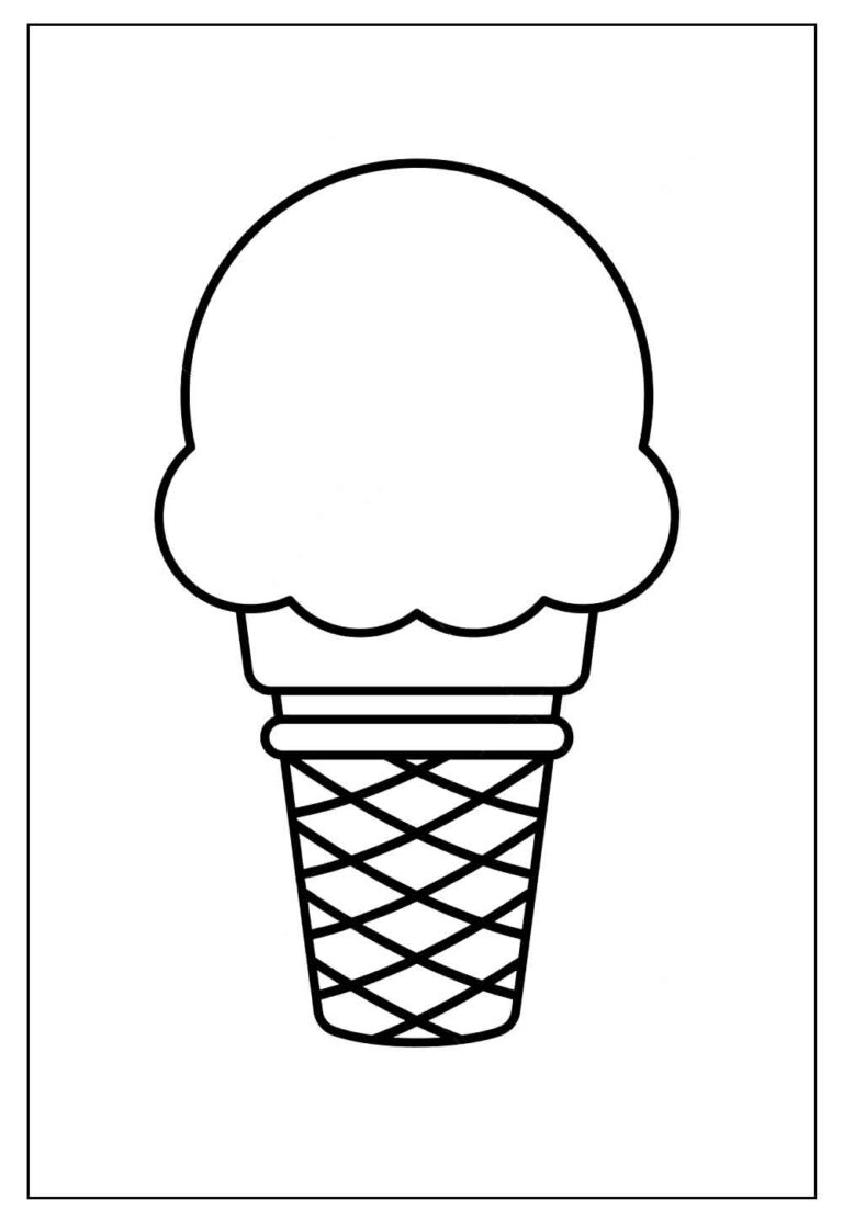 Desenhos de Sorvete para Colorir e Pintar - Tudo Para Colorir