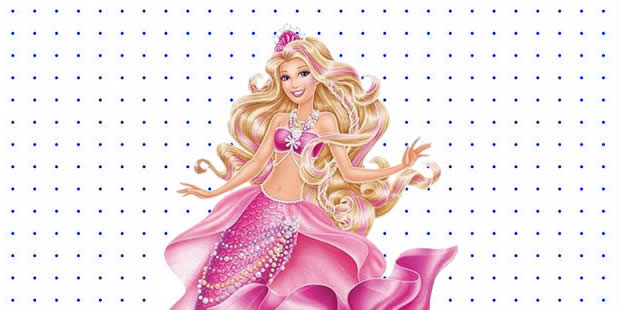 Desenhos da Barbie Sereia para colorir