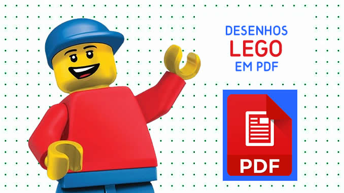 Desenhos de Lego para imprimir em PDF