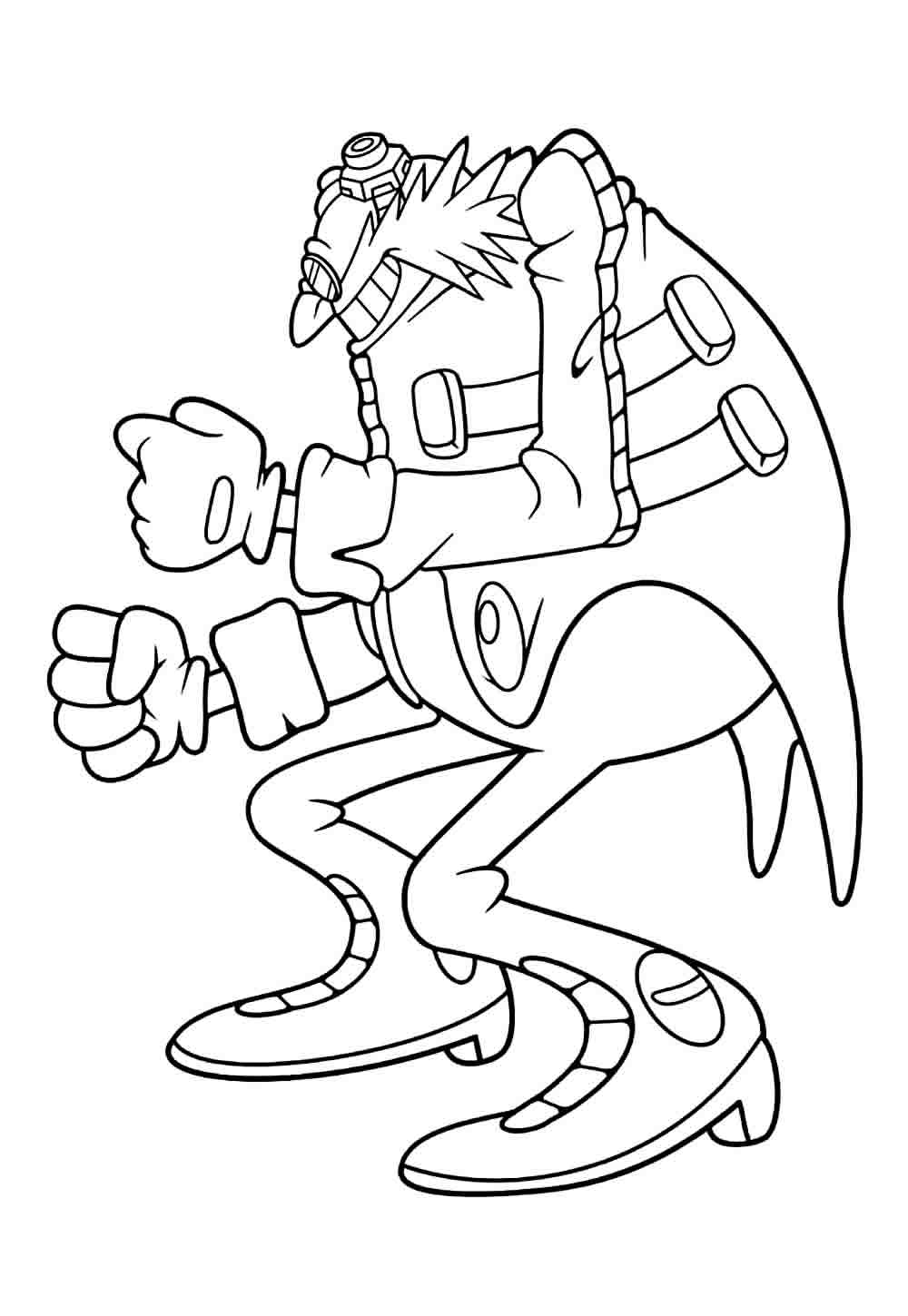 Desenho de Robotnik para Colorir
