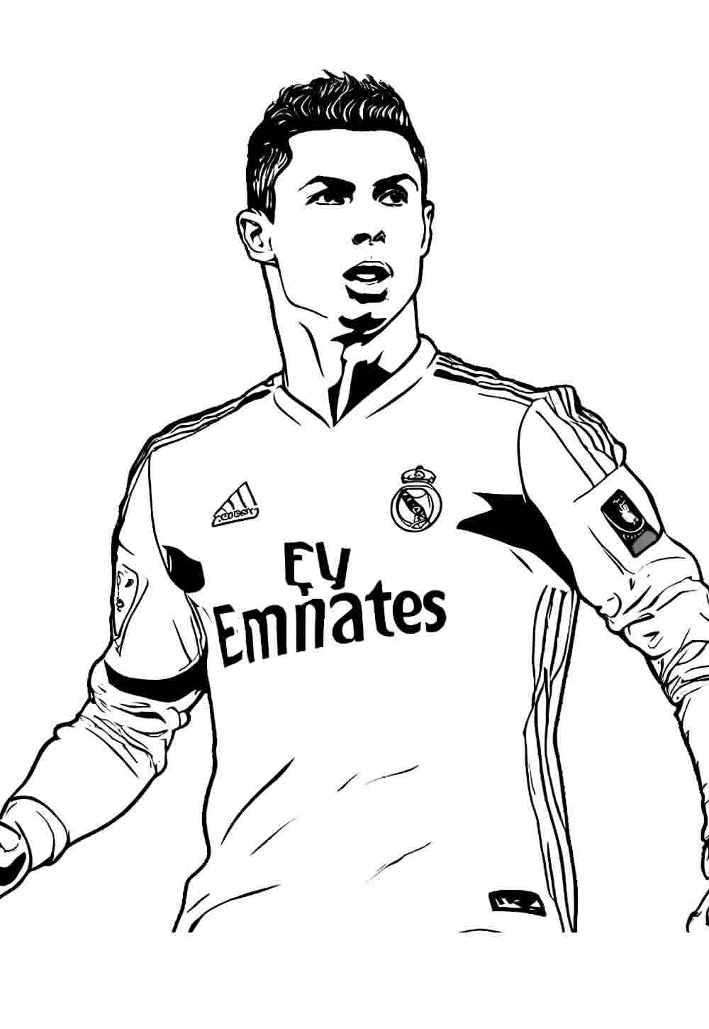 Desenho de Cristiano Ronaldo