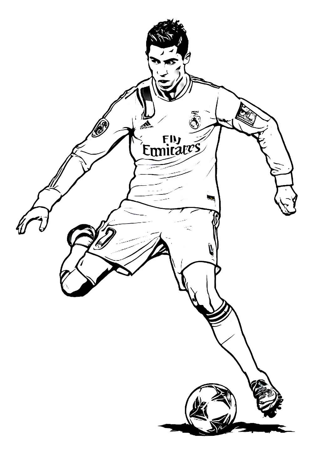Desenhos do Cristiano Ronaldo