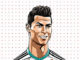 Desenhos de Cristiano Ronaldo para colorir