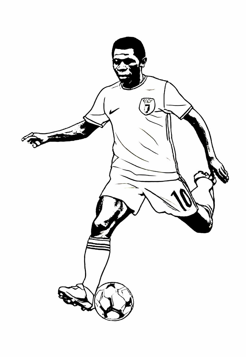 Desenhos de Futebol - Pelé