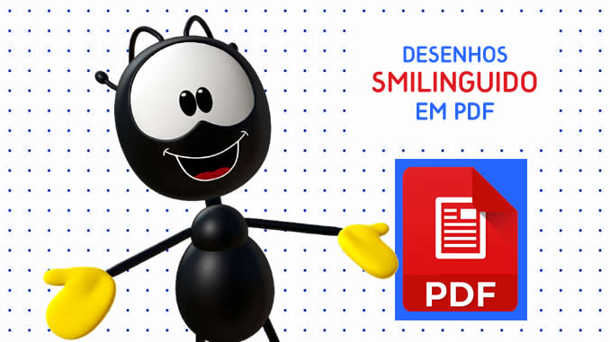 Desenhos do Smilinguido para colorir em PDF